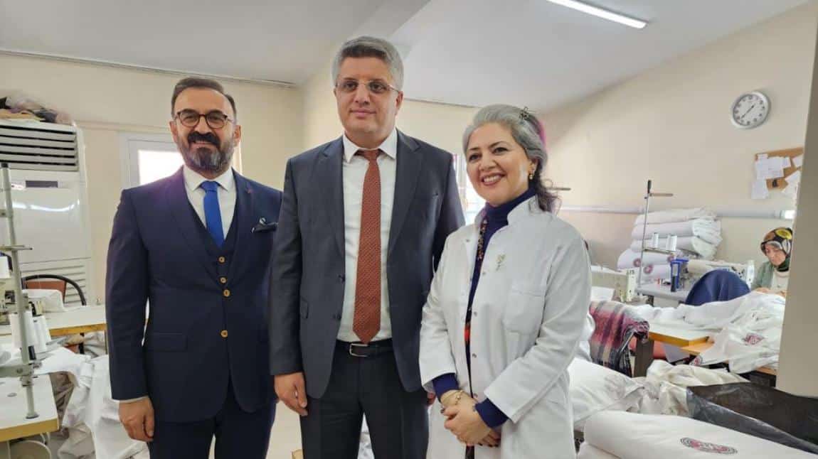 İl Milli Eğitim Müdürümüz Dr. Murat Ağar Atölyelerimizi Ziyaret Ettiler